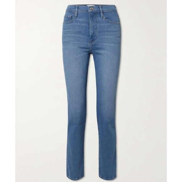 FRAME Le Sylvie High-Rise Slim-Leg Jeans Size 29 - Picture 4 of 16